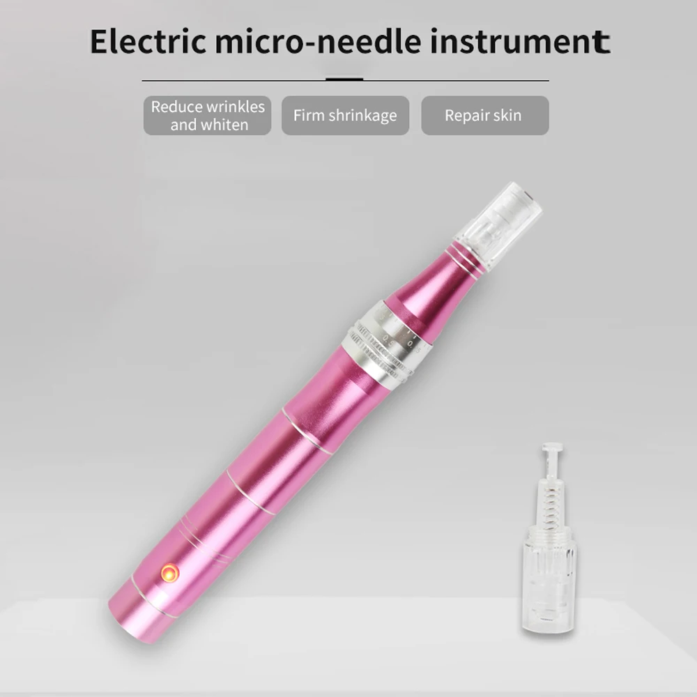 Rechargeable Needle Product Needless Needles Electric Tattoo Rezenerate Nanofacial Tips No  Nano Original Derma Pen