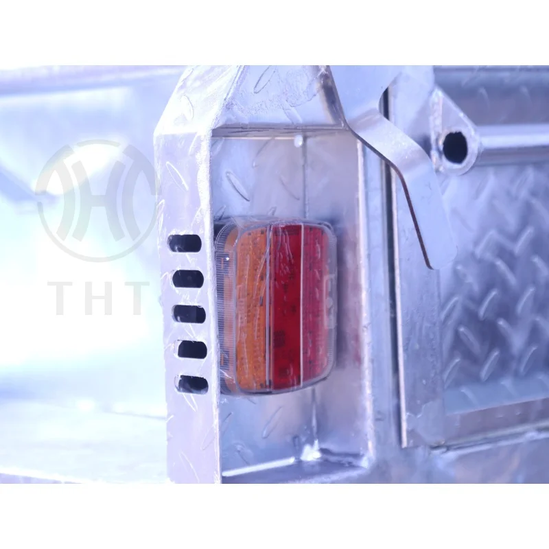 Long service life tandem axle Transportation of heavy objects 10x5 Galvanized Tandem Box Trailer 2000kg ATM