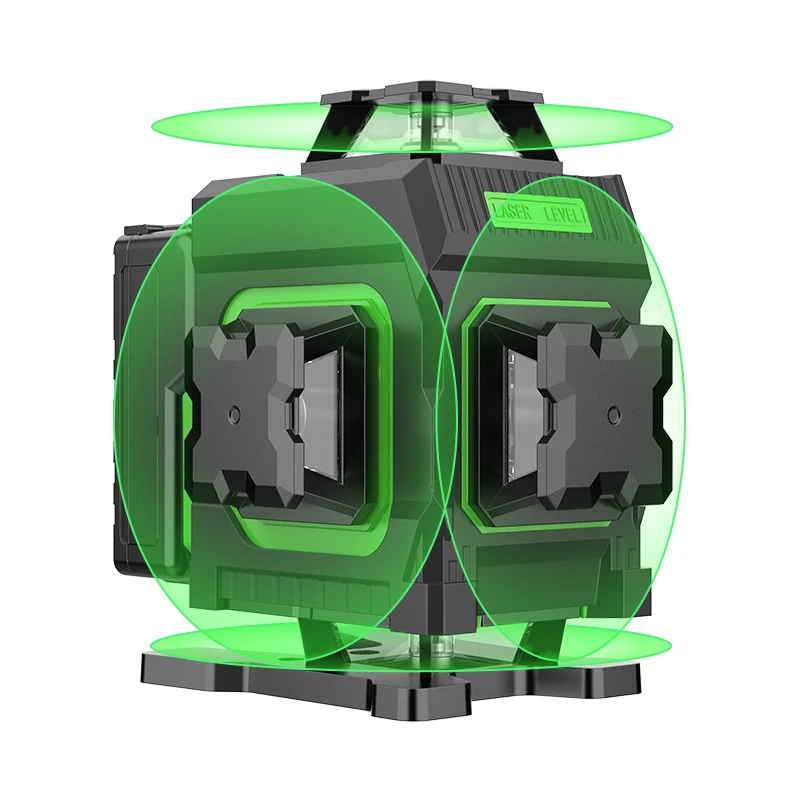 Green Beam Laser Cross 16 Line Self Leveling 4d Infrared Laser Level