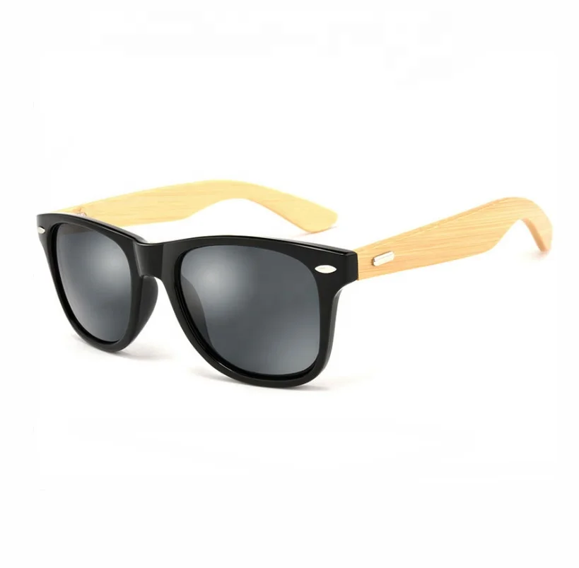 DOISYER New 2019 wholesale plastic sun glasses wood and bamboo sunglasses custom logo mens glasses