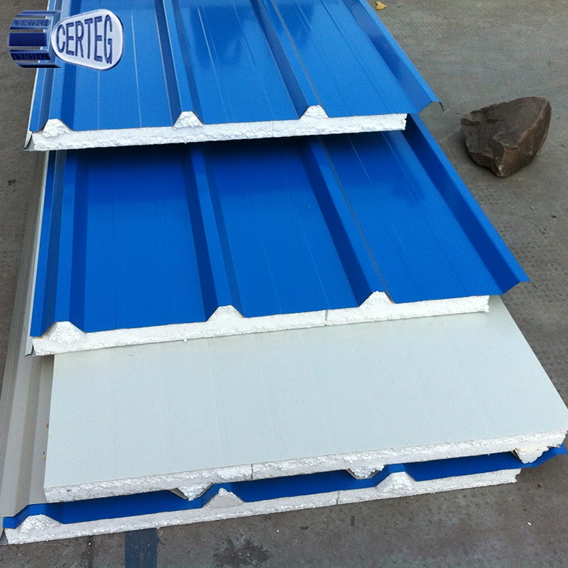 China supplier styrofoam sandwich toiture panel eps roof