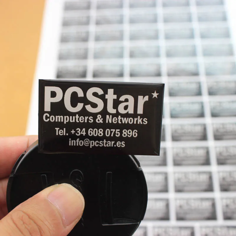 New design polyurethane logo sticker kids car stickers 3d eposy resin dome sticker competitive price