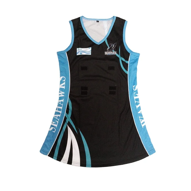 2021 new design Custom made full sublimation netball dress supplier from China