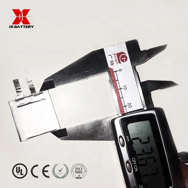 rechargeable 3.7v smallest 1mm thickness ultra thin lipo battery 012323 for intelligent card