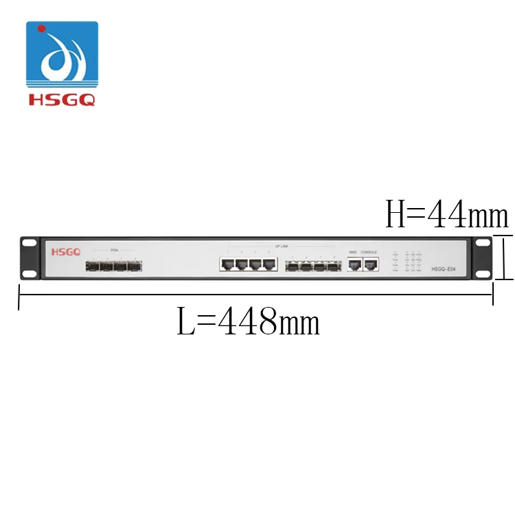 HSGQ-E04L mini 4Port Epon OLT для ftth solution с 1 шт. PX20 +++ hsgq epon olt заводская