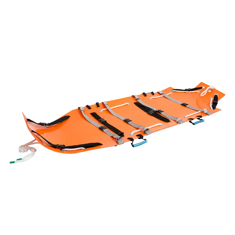 Portable Flexible Plastic EVA Carry Folding Board Roll-Type Rescue Stretcher First Aid Stretcher For Patient
