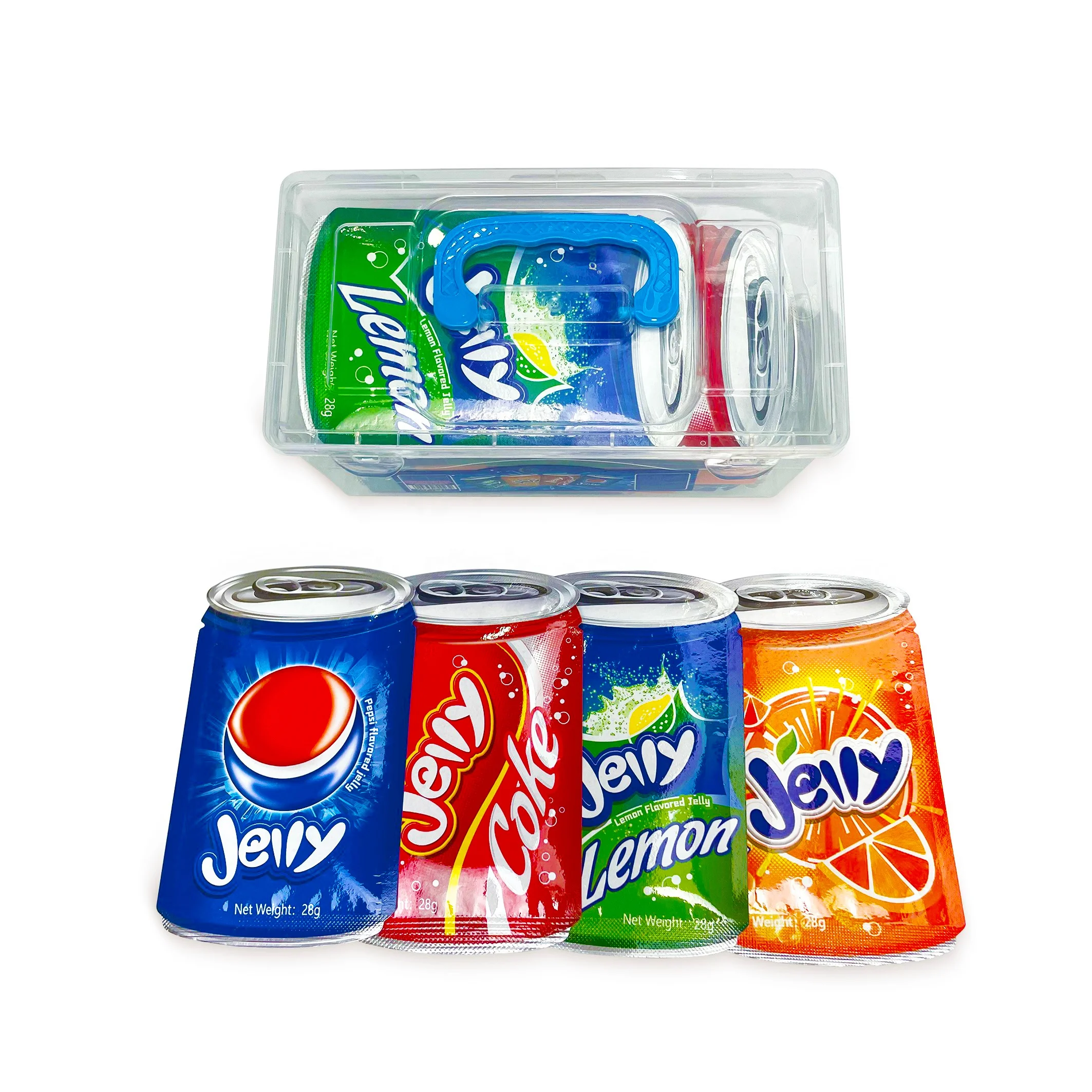 Hot Selling OEM Soda flavor Jelly Piece Sweet Gels soda flavor jelly pudding Soda beverage jelly plates