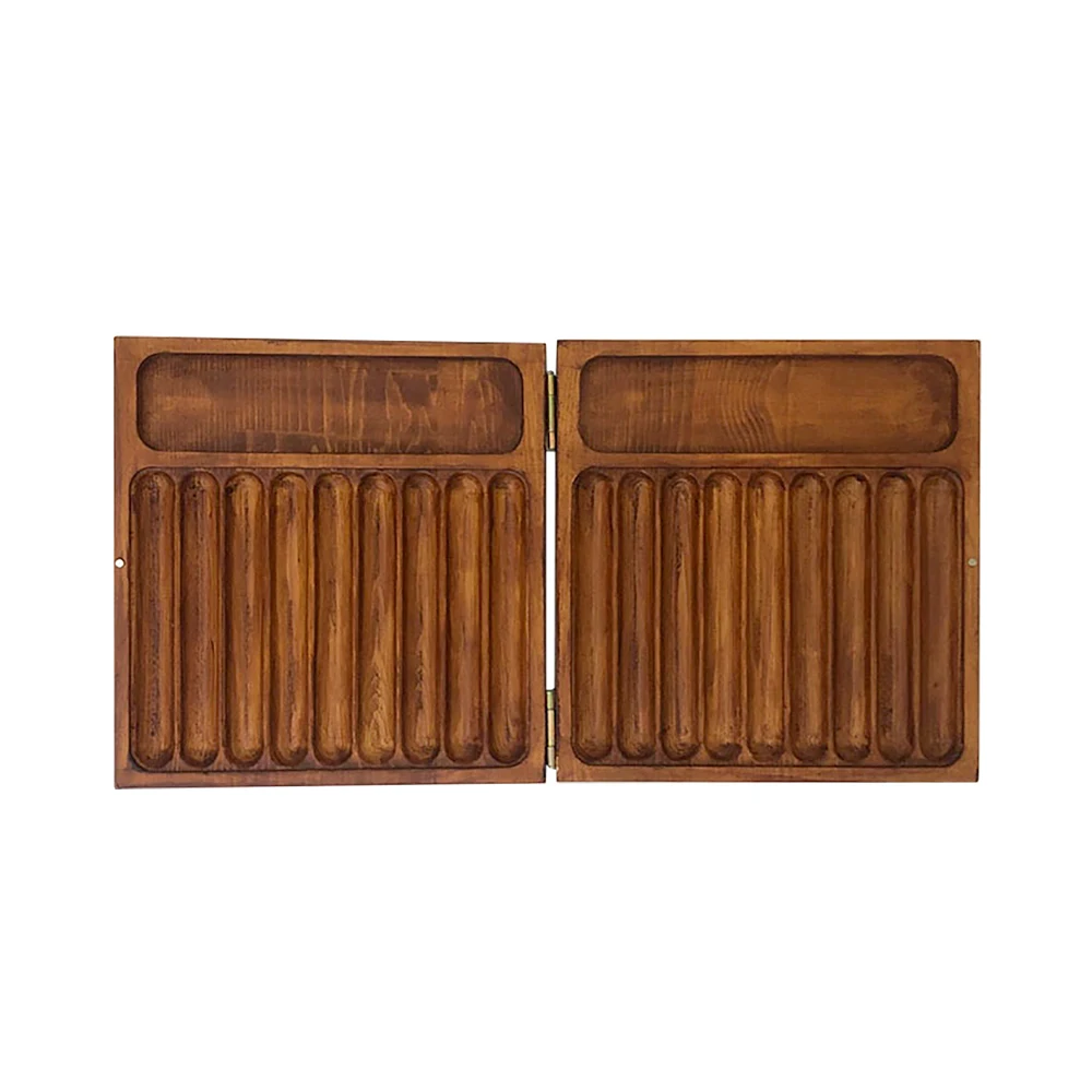 custom hot sale laser logo gift set cigar storage solid wood package wooden gift box set for man