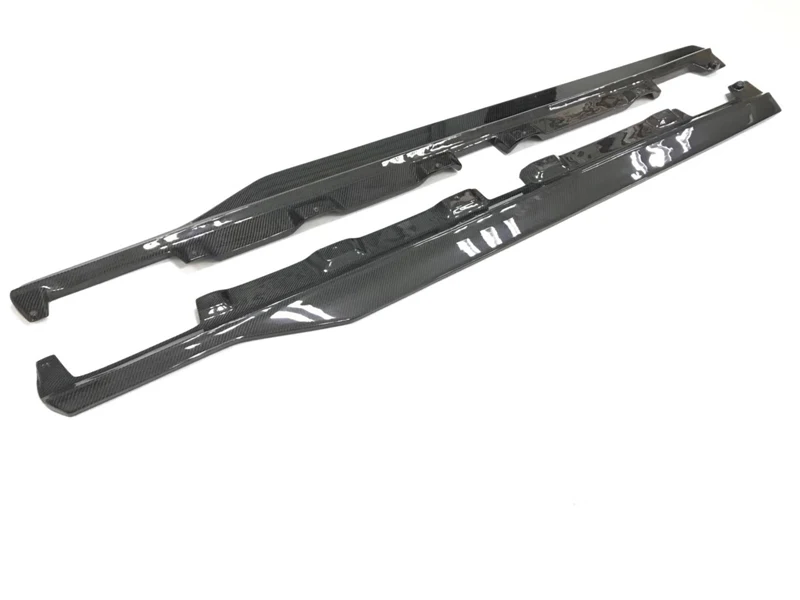 RENN Style Carbon Fiber Body kit Side Skirts  For Mercedes Benz AMG GT GTS C190 15-17