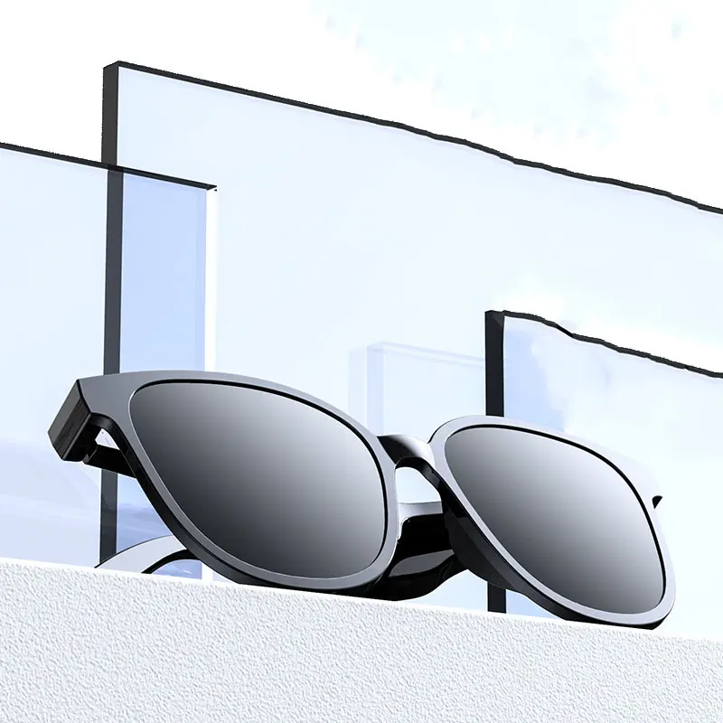 Fashion Custom Wireless Speaker Headset Headphone Earphone Music Smart Glasses Digital Glass Audio Blue Tooth Smart Sunglasses