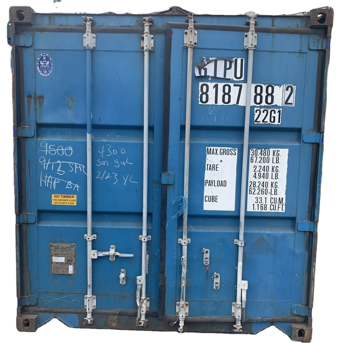 20 футов в длину и сертифицированные переносные контейнеры для хранения SCC