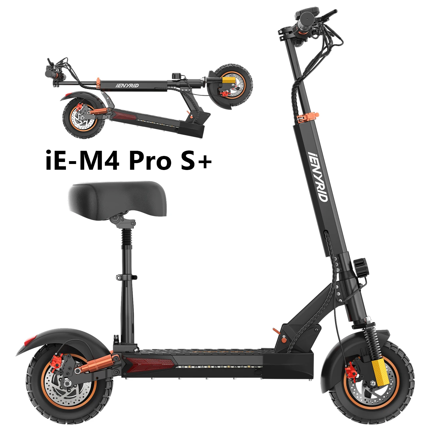 UK USA EU Warehouse Popular iENYRID M4 PRO S+ 800W 12.5ah 45km/h CE RoHS FCC electric scooter with seat for adult