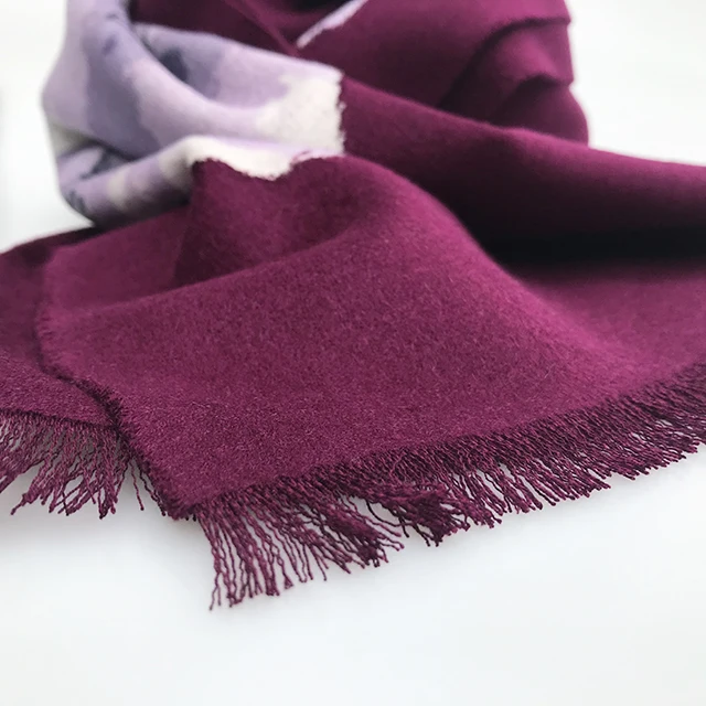 OEM ODM большой шарф из 100% шелка с начесом шарф шаль для женщин