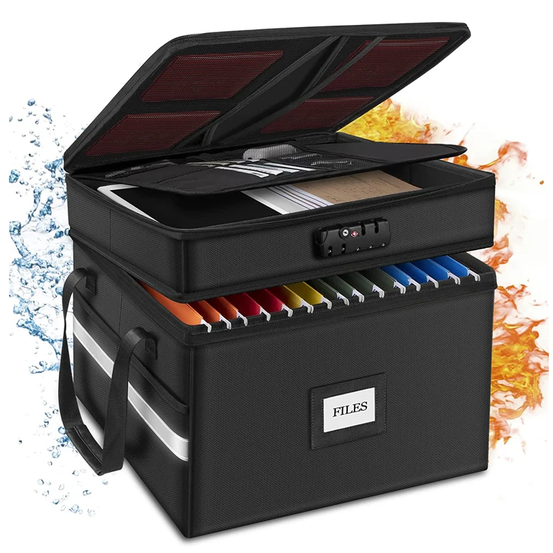 Safe Box Fireproof For Money Document Organizer Fire Proof Waterproof Safe Bag Fireproof Document Box