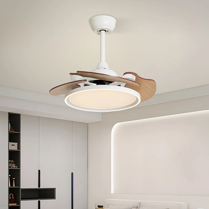 Three Colour Changing 42inch Remote Control Motor Ceiling Lights Fan Chandelier Fan With Light