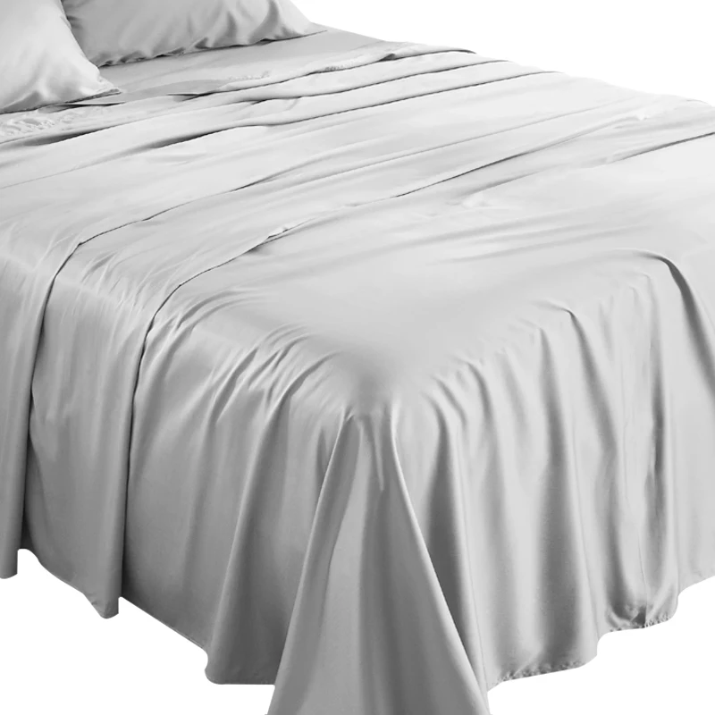 bamboo fiber 4piece bed sheet set with 14inch deep pockets bedsheets sets cotton queen size 7 pcs