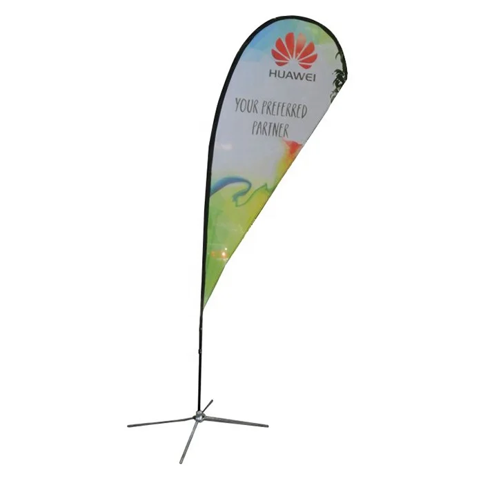 Customized Outdoor Advertising Flag Promotional Flying Beach Flag Banners