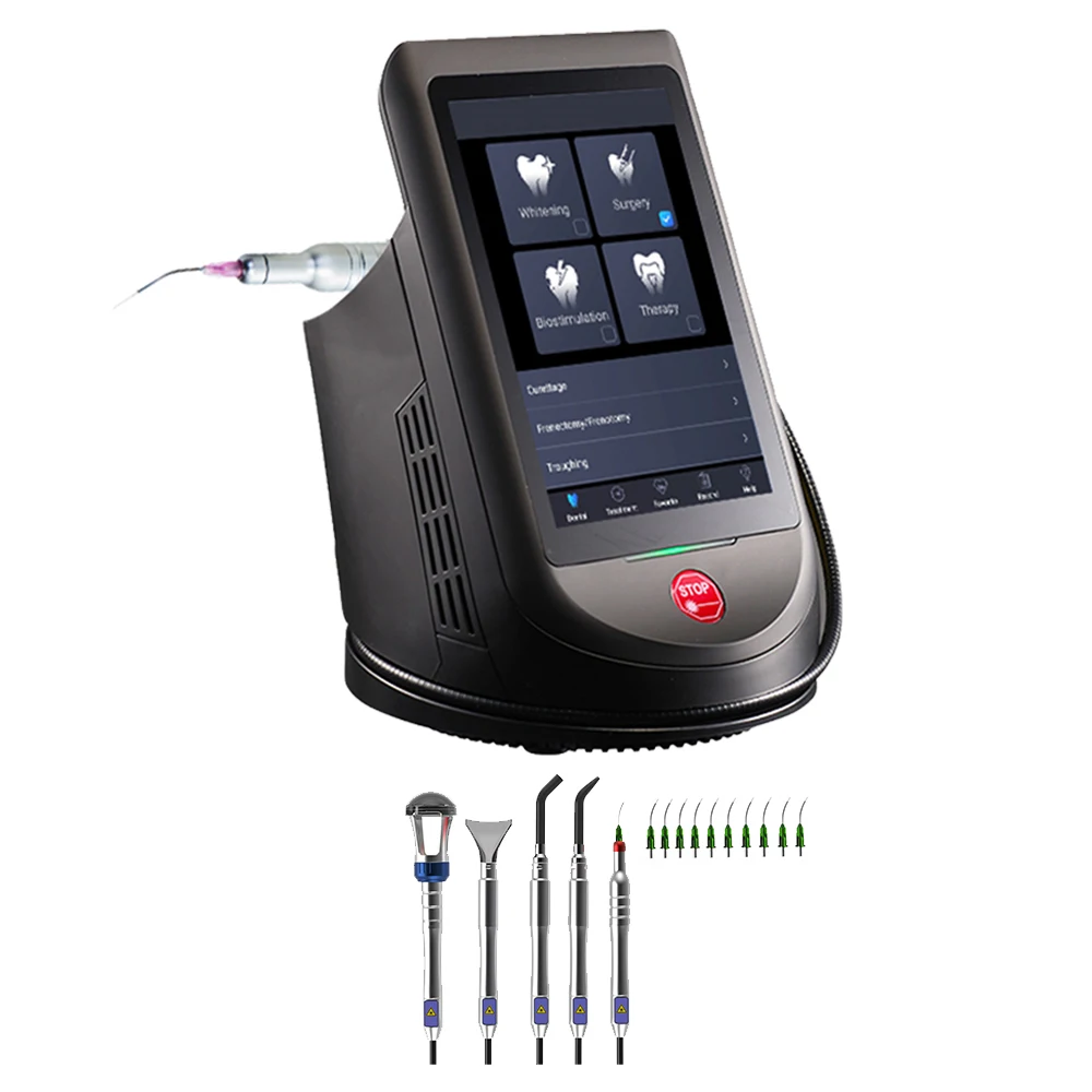 Dental diode laser soft tissue China laser periodontal therapy gum bleaching oral treatment equipments