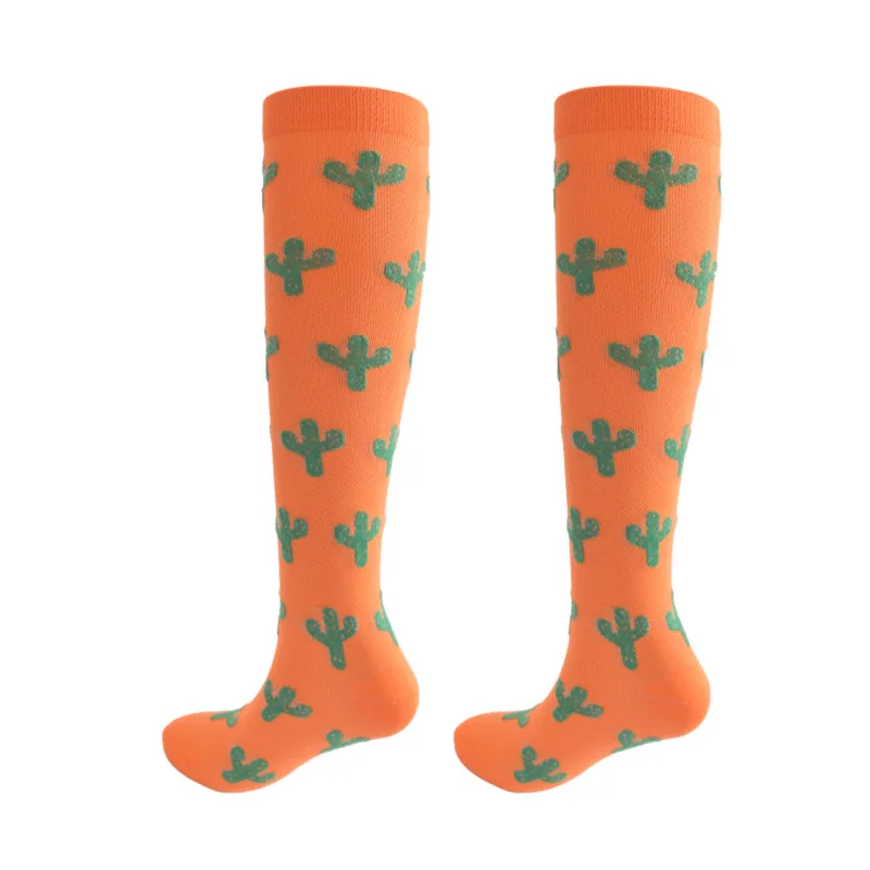 Graduated Thigh High Compression Sock Women Men Sport Custom Compression Sock Medical Sublimation Compression Sock Manufacturer