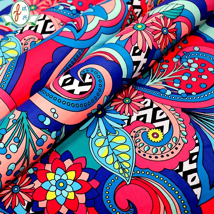 
Высококачественная ткань для купания из нейлона, спандекса, лайкры с цифровым принтом на заказ 