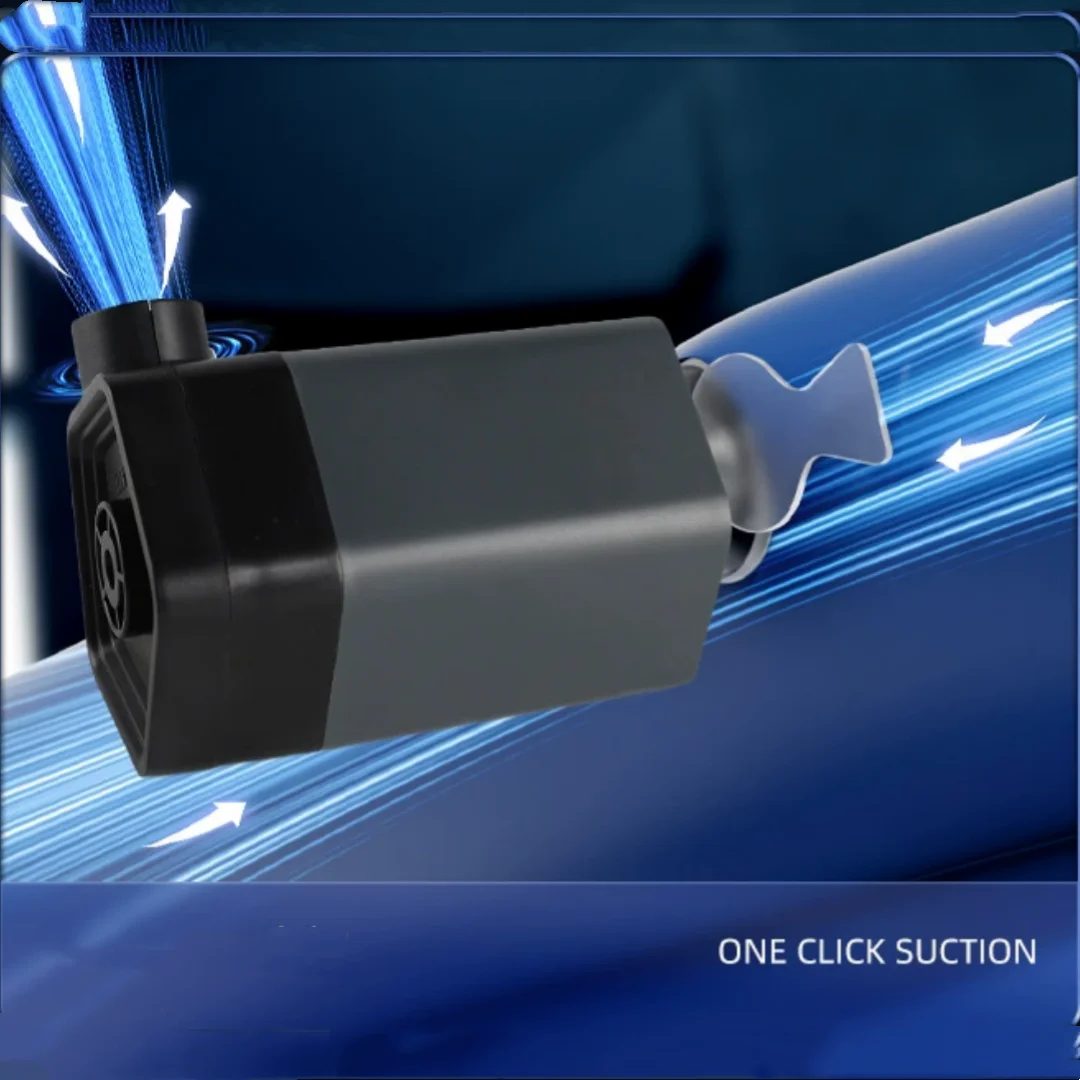 Quick Inflate Deflate Pool Floats Air Bed Tiny Max Electric Air Pump Battery Powered Rechargeable Air Mattress Pump Inflatable