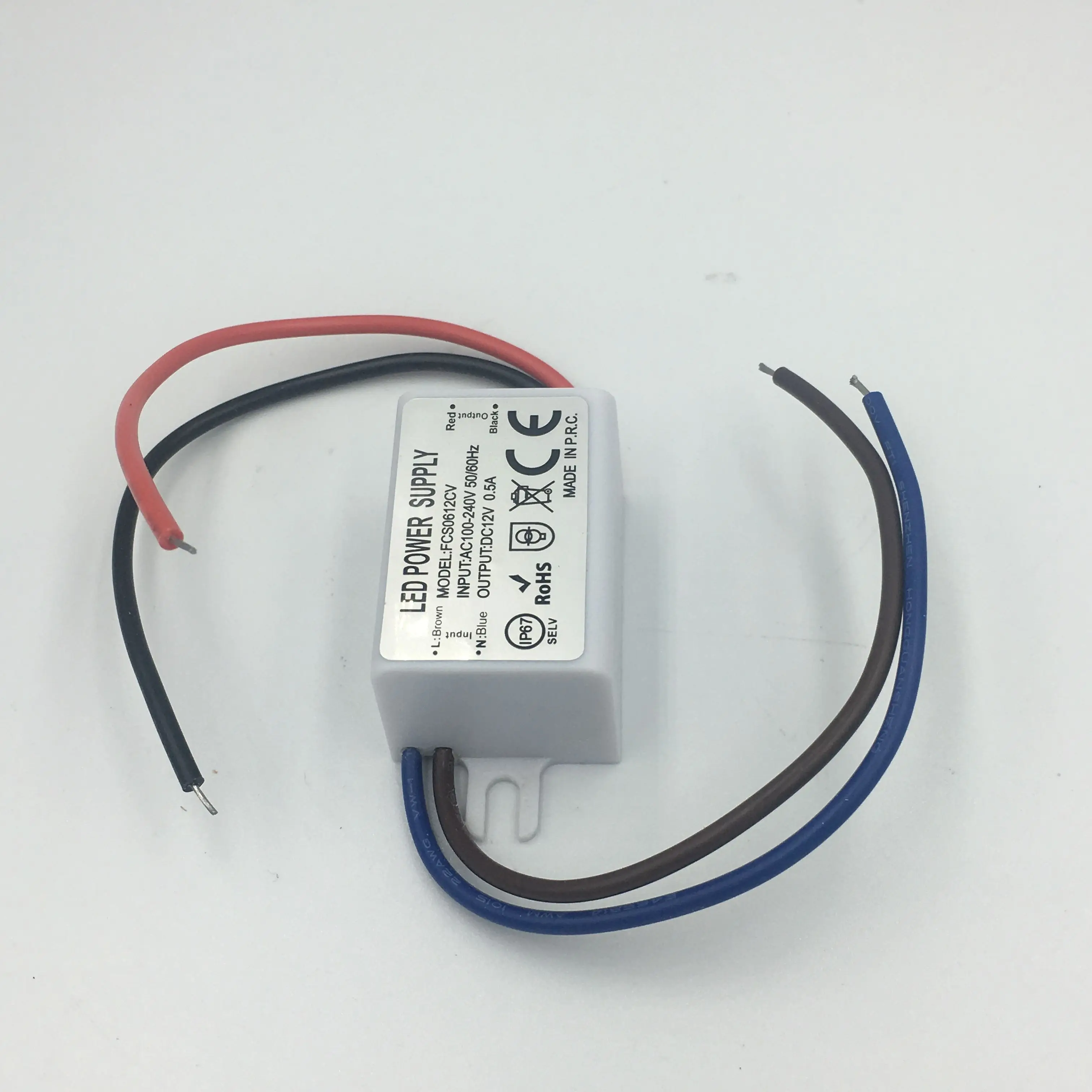 IP67 waterproof mini size 6w led light source 12v 6w led power supply