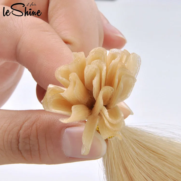 No Tangling Blonde Mini Itip Hair Extension Cambodian Pre Bonded u Tip Hair Manufacturer