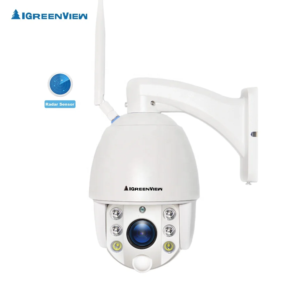 Высокая скорость 1080P открытый купол камера беспроводной инфракрасный радар Wi Fi ptz камера с 5X оптический зум Поддержка