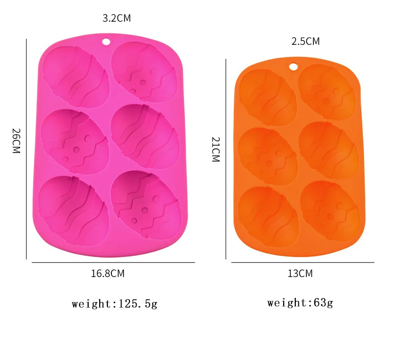 Qimeng Amazons Best Selling Products Kitchen Gadgets Silicon Mold For Cake Decoration Easter Egg Cake Mold