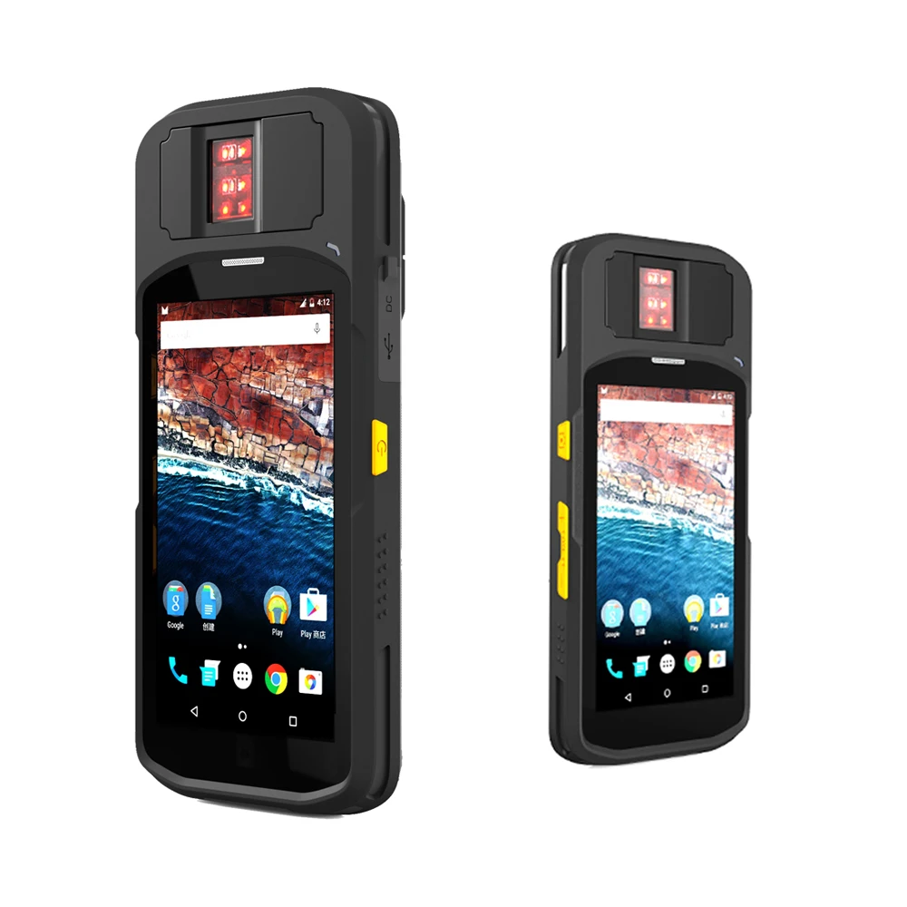 EKEMP Leader in Biometrics Identity Solutions 5' H5 Fingerprint Biometric Handheld Mobile Terminal with NFC/Barcode/IC Reader