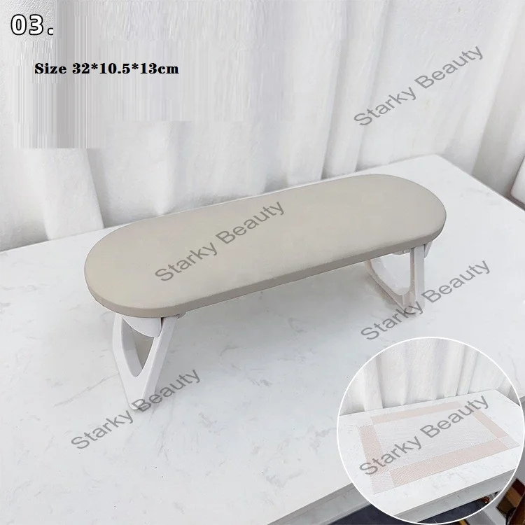 Multifunctional Wholesale Foldable Leather Nail Arm Rest Hand Cushion Pillow Luxury Manicure Practice Tools