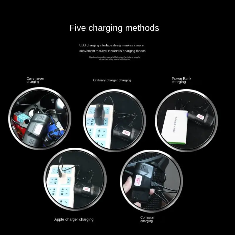 Factory Direct Sale Tactical Headset Head-Mounted Night Fishing Headlight Micro Usb Led Headlamp