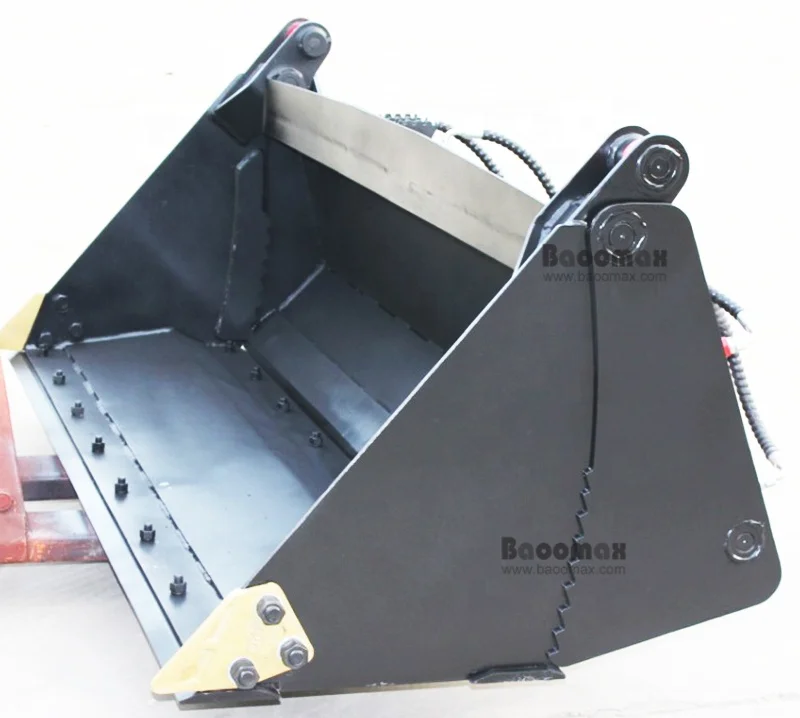 China mini skid steer loader attachments  4in 1 bucket for Baoomax skid steer loader