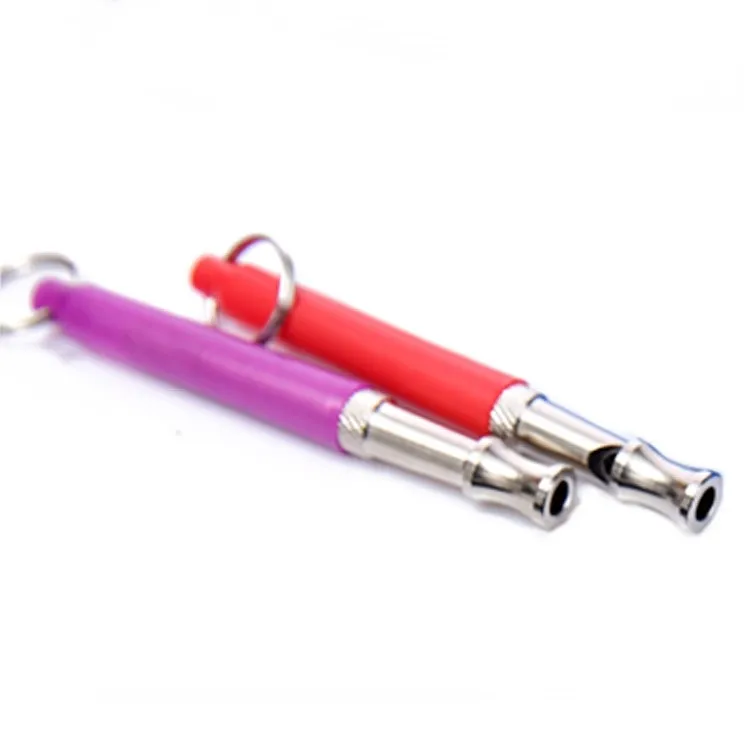 
Adjustable Pitch Ultrasonic Training Tool Bark Control Recall Stop Barking Professional Dog Whistle 