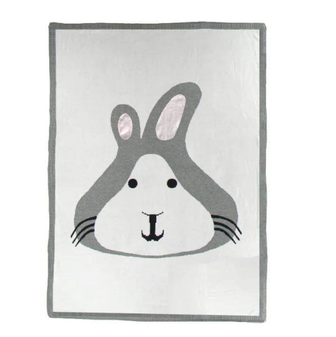 Instagram Heavy Knitted 100% Cotton Baby Newborn Toddler Printed Blanket Stroller Cover