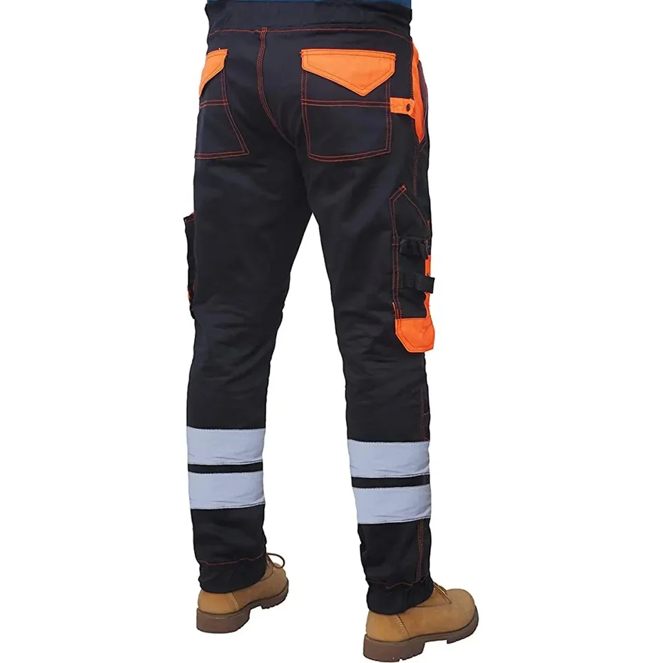 Reflective Tape Safety Trousers Winter Work Fashion Multi Color Hi Vis Best Pant Jogging Pant Safety Worker Wear