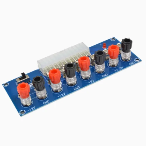 24 Pin XH-M229 Benchtop Power Board Computer ATX Power Supply Breakout Adapter Module