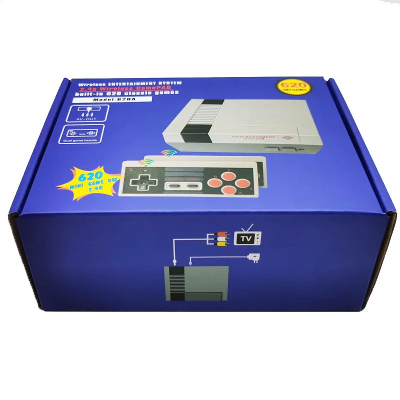 Video Games Console Retro Wireless Handheld 4 Keys with 620 Classic Games Controller for NES Handheld Mini Game Console Joypad