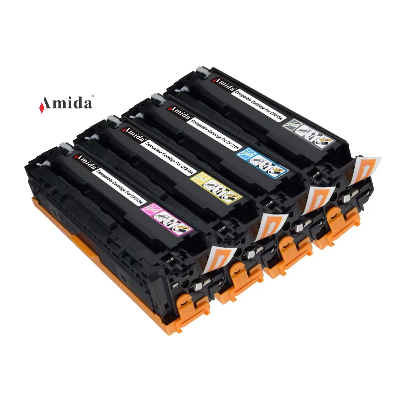 Wholesale Color Toner CF210A CF210X CF211A CF212A CF213A Compatible for HP Printer Toner Cartridge