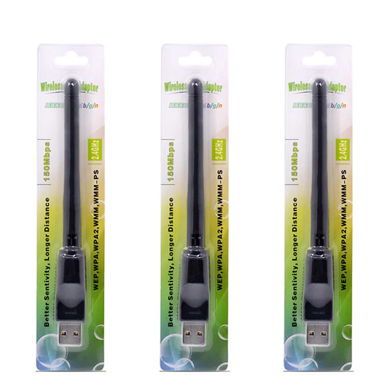 Оригинальная беспроводная сетевая карта RT5370 2,4G USB2.0 Wifi приемник Wifi USB-ключ Wi-Fi беспроводной приемник Wi-Fi адаптер для ПК