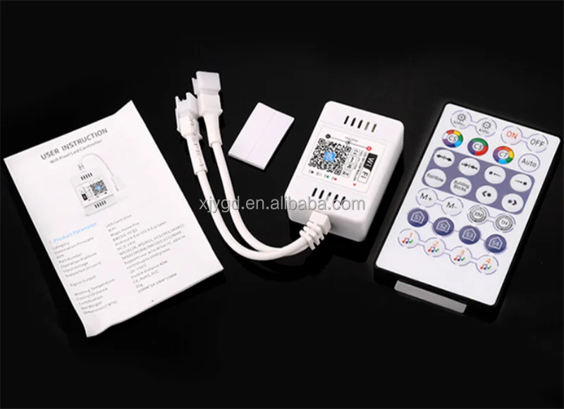 Magic Home WS2811 WS2812B WiFi RGB пиксельный светодиодный контроллер с Alexa/Google для адресуемой смарт-светодиодной ленты 5-24V