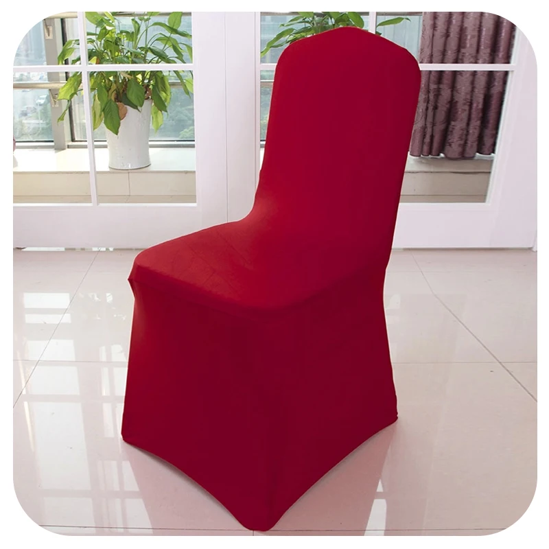 Cheap Chair Covers Slip SEAT Cover Stretch Removable Wedding Suppliers Wrinkle Resistant White Spandex Chair Covers For Events
