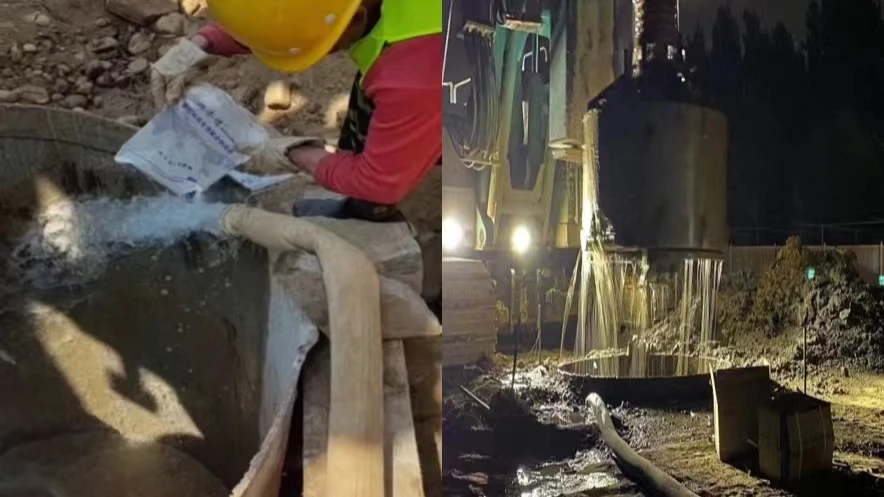 LIMTA drilling fluid polymer mud for wet pile construction