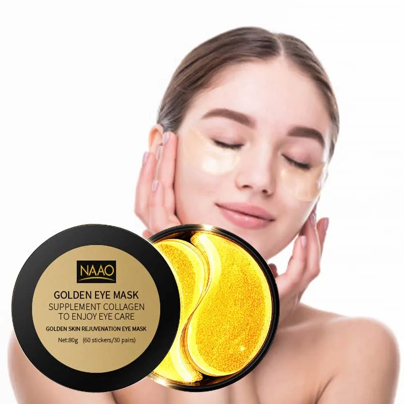 
Oem Anti Wrinkle Private Label Hydrogel Eye Patches Reduce Eye Dark Circles 24K Gold Collagen Eye Mask 
