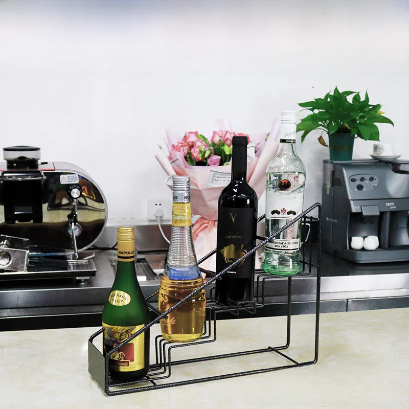 4-решетчатый ступенчатый держатель для бутылок стойка сахарного