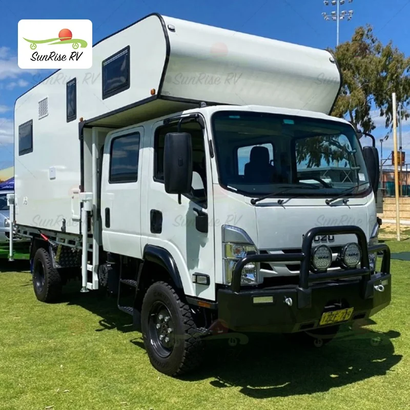 SunRise RV 4x4 rv дом на колесах Mercedes Unimog Expedition Campers внедорожный караван трейлер экспедиционный автомобиль грузовик кемпер