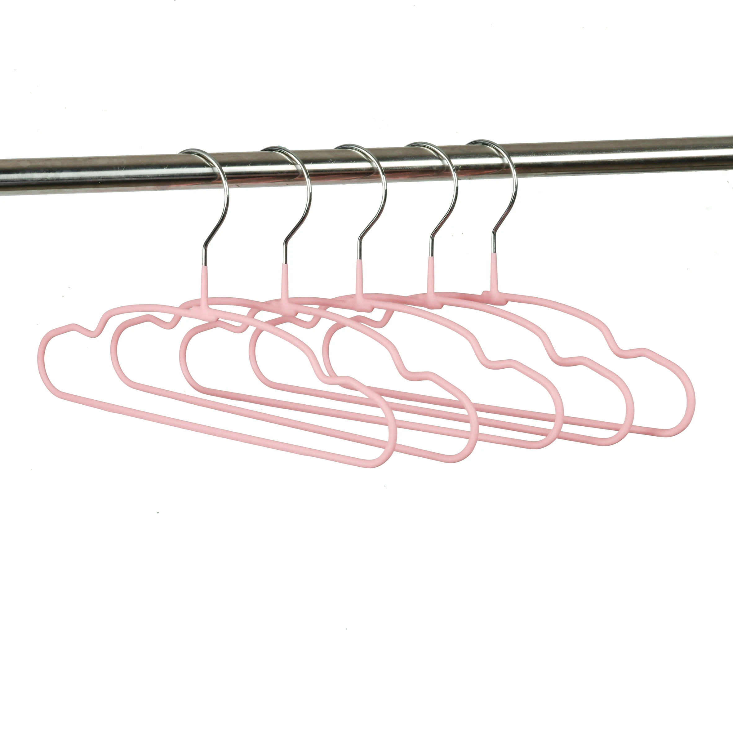2023 new design matt light cheap plastic baby kids clothes hanger