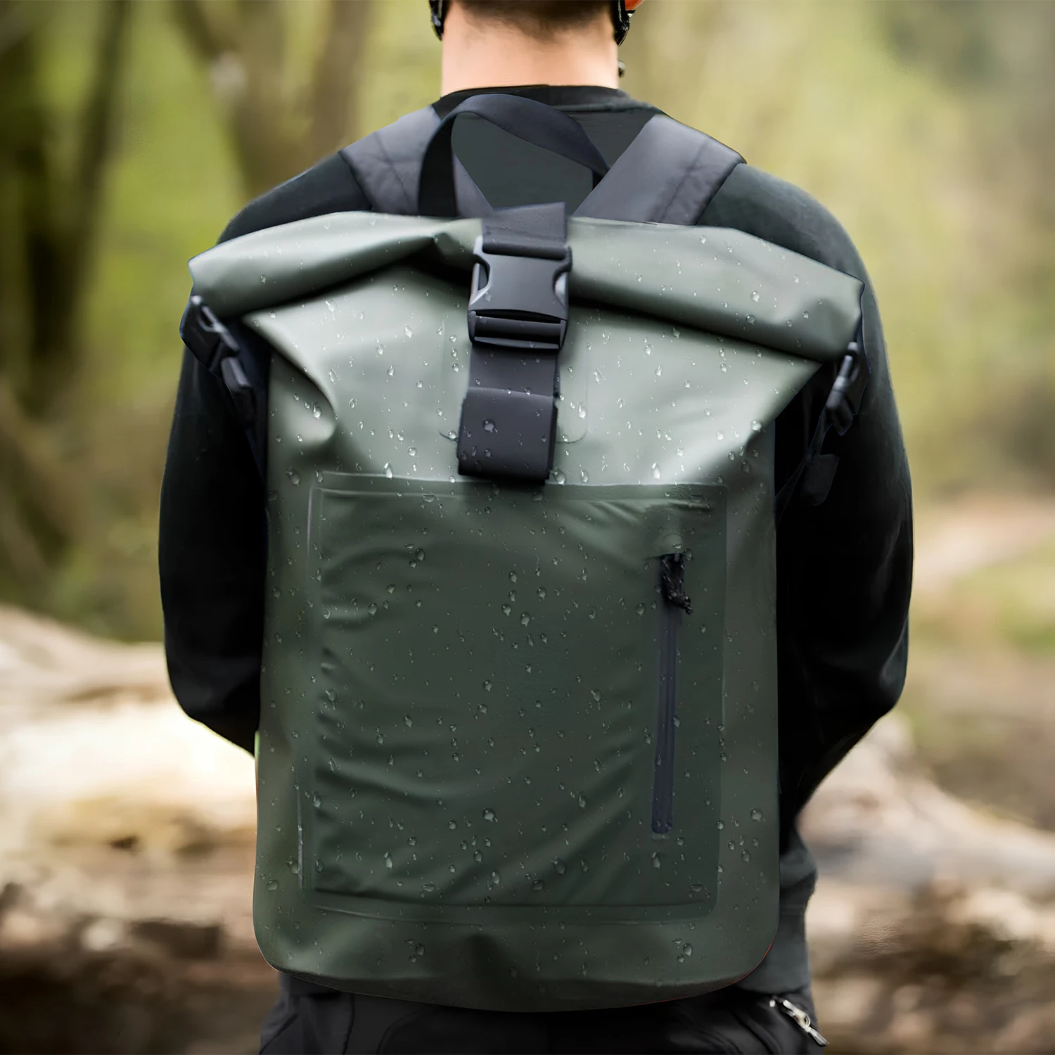 Пользовательская мужсая на ножках ПВХ Водонепроницаемый сухой мешок водонепроницаемый рюкзак полностью