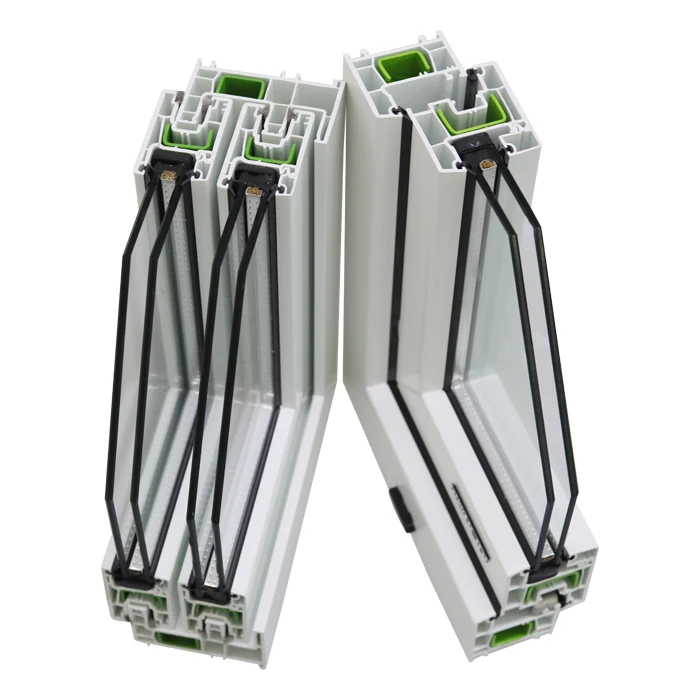 pvc UPVC sliding Windows and Doors with lower price White Plastic PVC plastic window and door