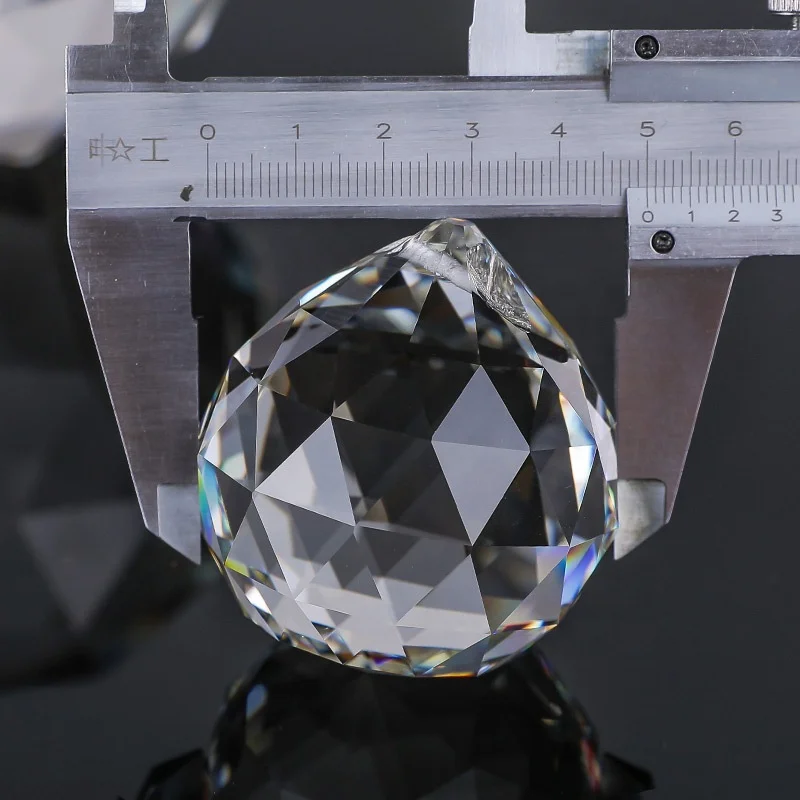 Wholesale Colorful Crystal Chandelier Hanging Ball Prism with Drilled Hole Suncatcher Rainbow Pendants, Hanging Crystals Prisms